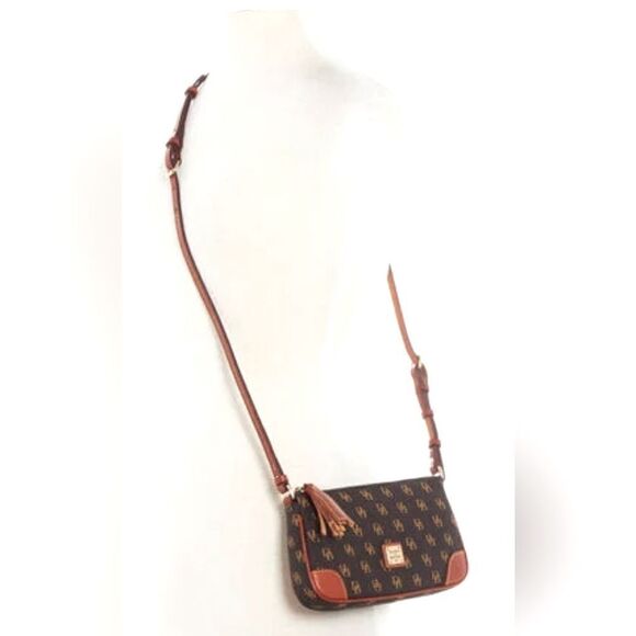 HP 🎉 Dooney & Bourke Gretta Slim Crossbody bag. Color: Brown Tmoro - Picture 11 of 13